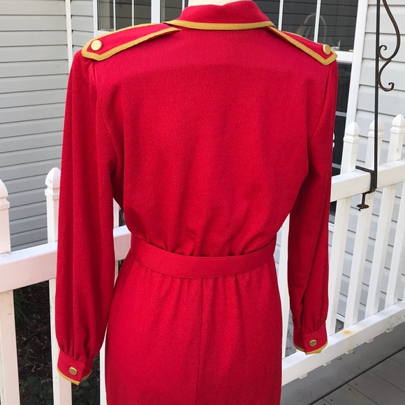 Henry Lee Vintage Military Style Dress - Picture 4 of 13